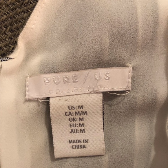 Ankle length blue striped jumpsuit - Picture 3 of 3